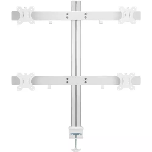 InLine® Alumium Monitor-Tischhalterung für 4 Monitore bis 32" 8kg