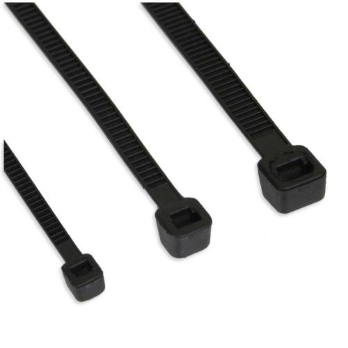 Kabelbinder – 300 mm × 3,6 mm – schwarz – 100 Stück