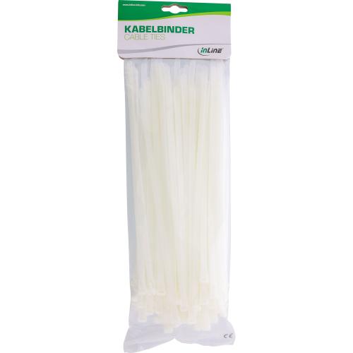 Preview: Kabelbinder 200 x 7,2 mm – Lösbar, Nylon PA66, 100 Stück