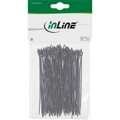 Preview: Kugelbinder 150 mm – Wiederverwendbar, Schwarz, 100 Stück