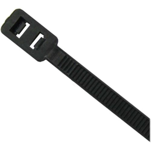 Kabelbinder mit Doppelkopf – 300 mm × 4,8 mm – schwarz – 100 Stück