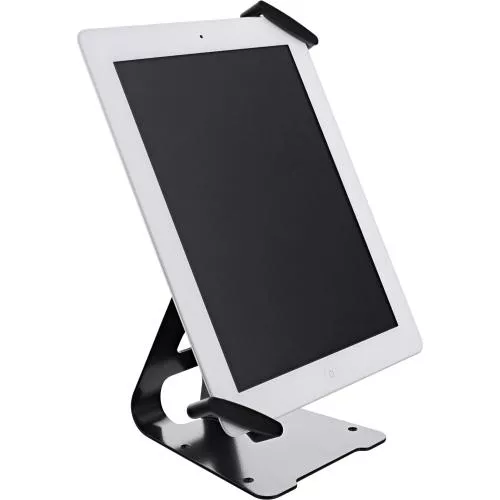 Tablet Halterung mit Sicherheitsschloss – Universelle Halterung für 10"-13" Tablets, abschließbar, schwarz