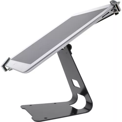 Tablet Halterung mit Sicherheitsschloss – Universelle Halterung für 10"-13" Tablets, abschließbar, weiß