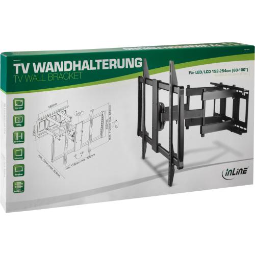 Preview: InLine® Wandhalterung für TFT/LCD/LED/Plasma 152-254cm (60-100") max. 80kg