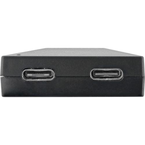 Preview: InLine® USB 3.2 Gen 1 OTG HUB USB Typ C zu 7 Port Typ A Aluminiumgehäuse schwarz ohne Netzteil