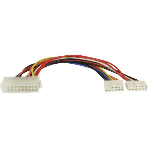 Preview: InLine® Stromadapter intern 20pol ATX-NT zu P8/P9 AT-Mainboard 0,2m