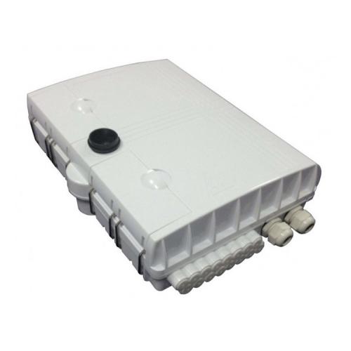 LWL Anschlussbox PBO – 12× SC-APC (erweiterbar auf 16) – IP65 – UV-beständig