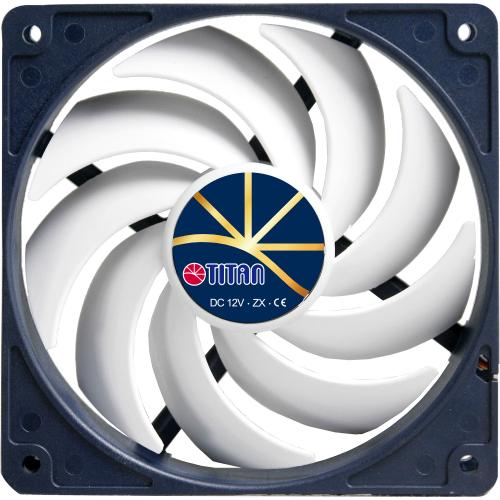 Preview: Titan TFD-14025H12ZP/KE(RB) Lüfter 140x140x25mm Extreme Silent Fan PWM