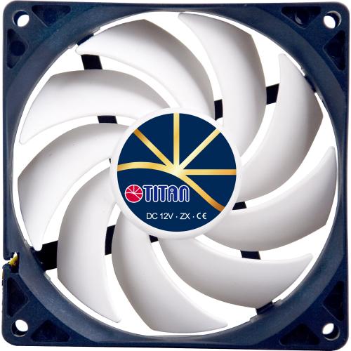 Preview: Titan TFD-9225H12ZP/KE(RB) Lüfter 92x92x25mm Extreme Silent Fan PWM