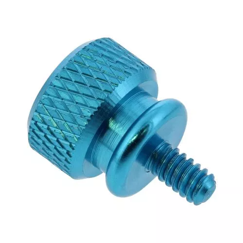 InLine® Rändelschrauben für Gehäuse Alu blau 10er Pack