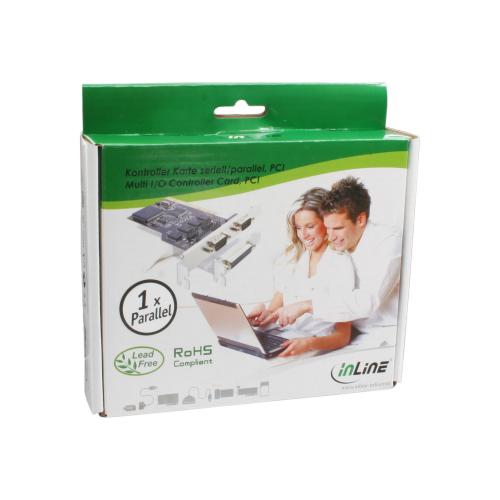 Preview: InLine® Schnittstellenkarte 1x LPT parallel PCI