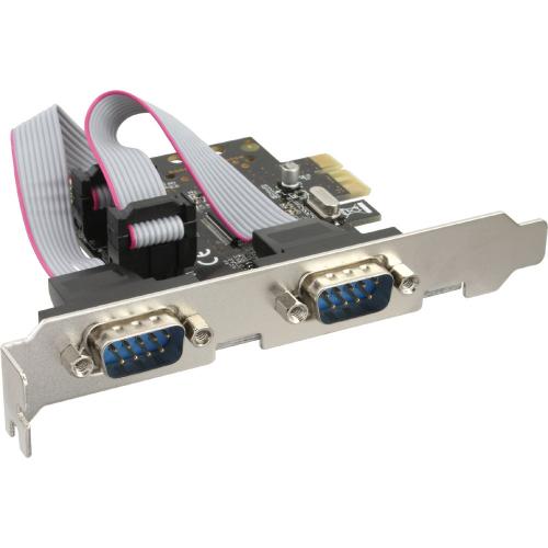 Preview: InLine® Schnittstellenkarte 2x Seriell 9-pol PCIe (PCI-Express)