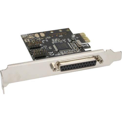 Preview: InLine® Schnittstellenkarte 1x 25pol parallel + 2x 9pol seriell PCIe (PCI-Express)