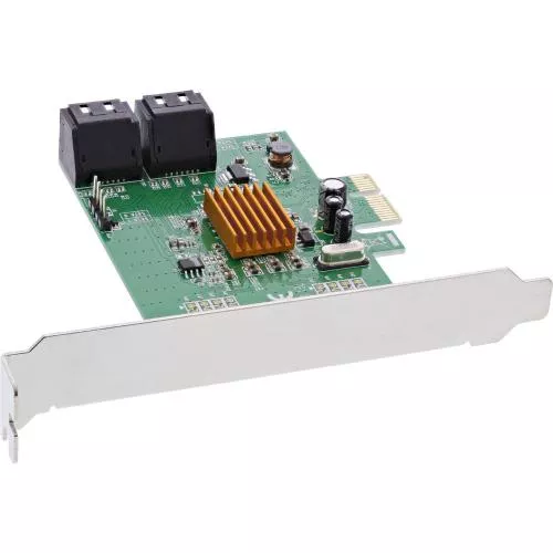 InLine Schnittstellenkarte 4x SATA 6Gb/s mit 4x SATA PCIe 2.0 (PCI-Express)