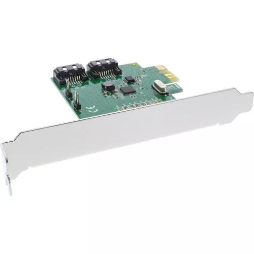 InLine Schnittstellenkarte 2-fach SATA 6Gb/s x1 PCIe 2.0 RAID 0/1/SPAN mit Low-Profile Slotblech