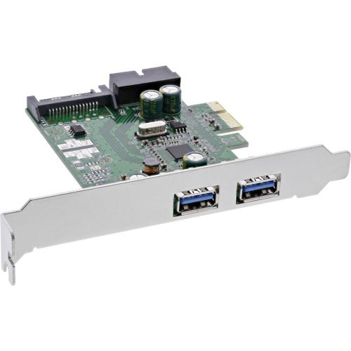 InLine® Schnittstellenkarte 4x USB 3.0 (2+2) PCIe inkl. Low-Profile Slotblech