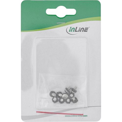 Preview: Schraubenset für Mainboard – 10-teilig, M3x5mm, mit Gummi-Unterlegscheiben