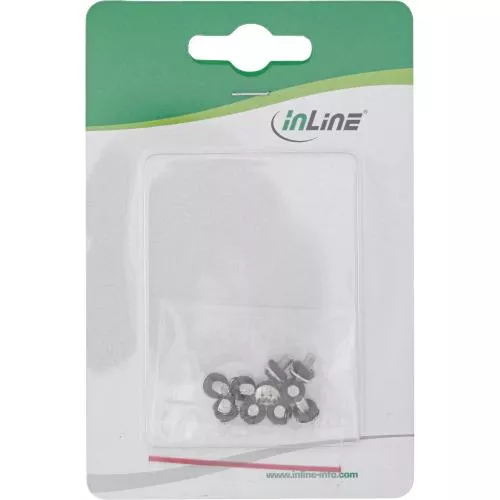 Schraubenset für Mainboard – 10-teilig, M3x5mm, mit Gummi-Unterlegscheiben