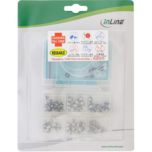 Preview: InLine® PC-Schraubenset 83-teilig