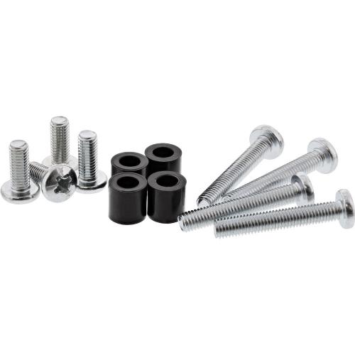 Preview: InLine® 8er Schraubenset 4x M8x20mm 4x M8x50mm und 4x 15mm Abstandhalter für Wandhalterung