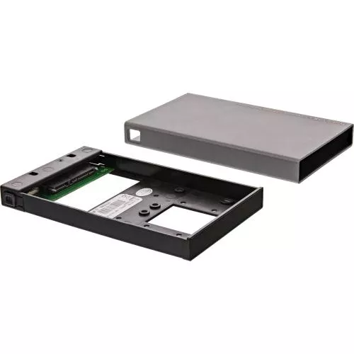InLine® USB 3.1 Gehäuse für 6,35cm 2,5" 6G SATA-Festplatte SSD USB Typ C Buchse