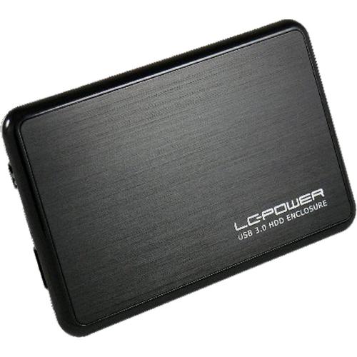 LC-Power LC-25BUB3 externes 2,5"-SATA-Gehäuse USB 3.0 alu/schwarz