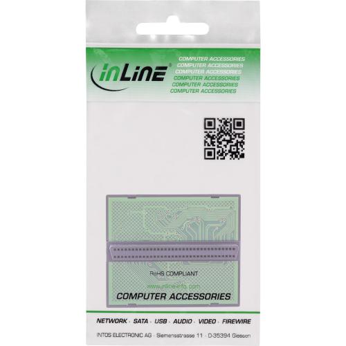 Preview: InLine® SCSI U320 LVD/SE Terminator intern 68pol mini Sub D Buchse T-Form