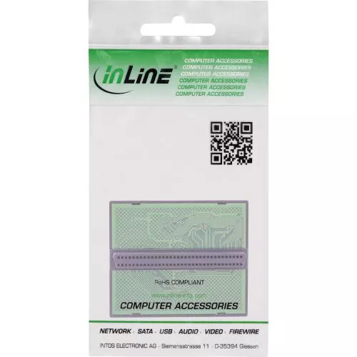 InLine® SCSI U320 LVD/SE Terminator intern 68pol mini Sub D Buchse T-Form