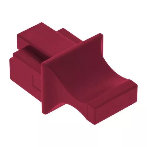 InLine® Staubschutz für RJ45 Buchse Farbe: dunkelrot 10er Blister