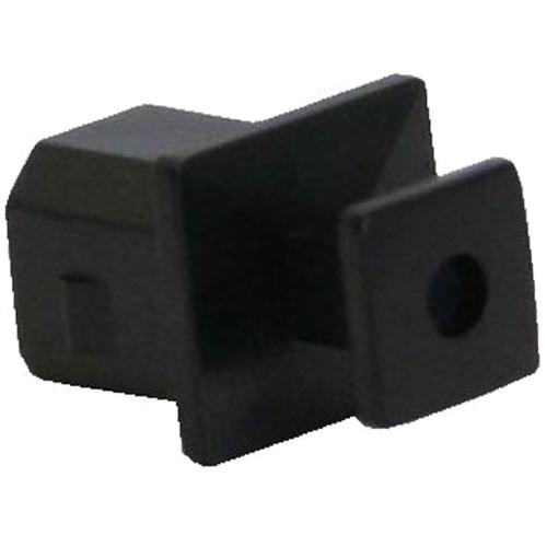 InLine® Staubschutz für USB B Buchse schwarz 50er Pack