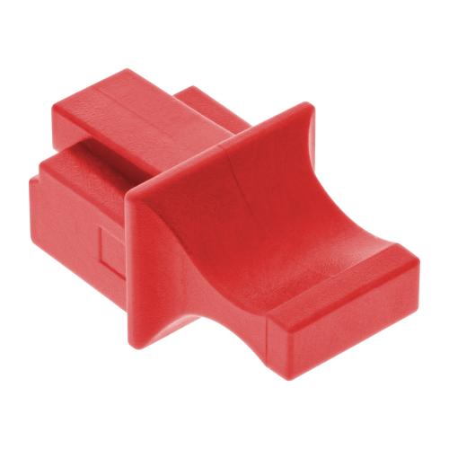 InLine® Staubschutz für RJ45 Buchse Farbe: rot 100er Pack