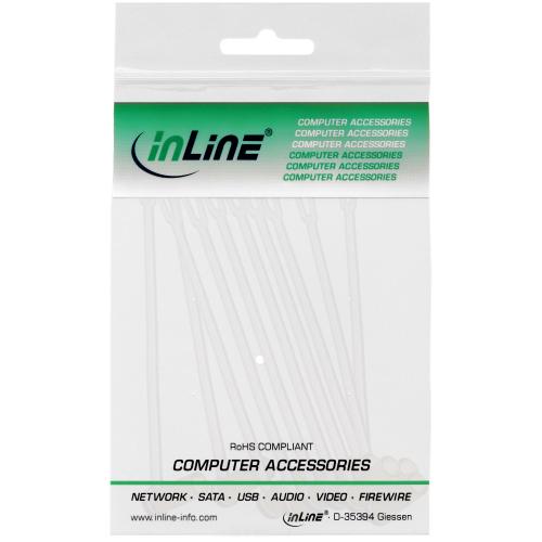 10er Pack InLine® Staubschutz für LWL ST- oder simplex SC-Stecker