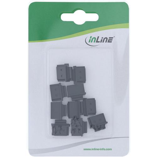 Preview: HDMI Staubschutzkappen – schwarz – 10er Pack – für Buchsen