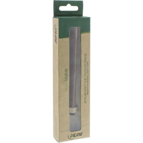 InLine® woodstylus Stylus-Stift für Touchscreens Walnuss/Metall
