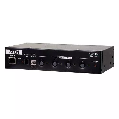 ATEN PE4104G Stromverteiler PDU 4 Ausgänge C13 Kontrollbox mit IP-Steuerung