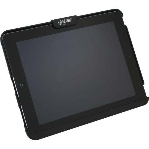 Preview: InLine® iPad Halter/Case mit Sicherheitsschloss mit Schlüssel 4,4mm x 2m