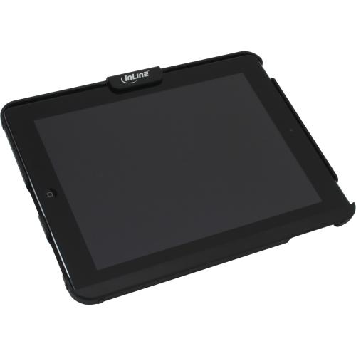 InLine® iPad Halter/Case mit Sicherheitsschloss mit Schlüssel 4,4mm x 2m