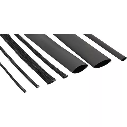 InLine® Schrumpfschlauch Set / Kabelschlauch Set schwarz