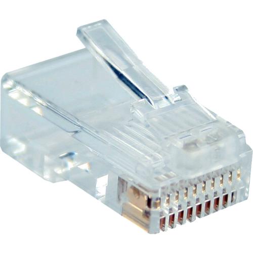 RJ50 Modularstecker 10P10C – Zum Crimpen auf Flachkabel, 10er Pack