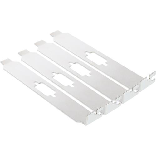 Preview: Slotblech für Sub-D 9-pol Stecker oder Buchse – 4er Set