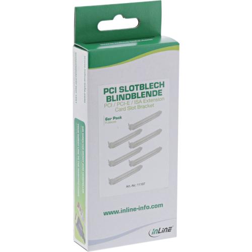 Preview: PCI Slotblech Blindblende – 6er Set