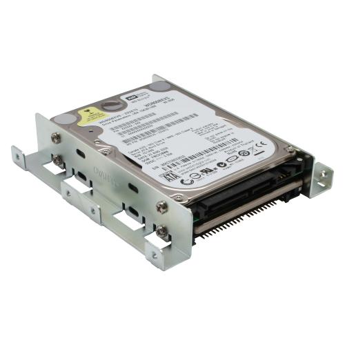 Preview: SSD-Einbauschienen für 2x 2,5" auf 3,5" – schwarz – mit Schrauben