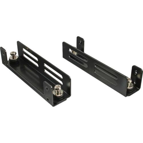 Preview: Festplatten-Entkoppler 3,5" auf 5,25" – schwarz – mit Gummilagern