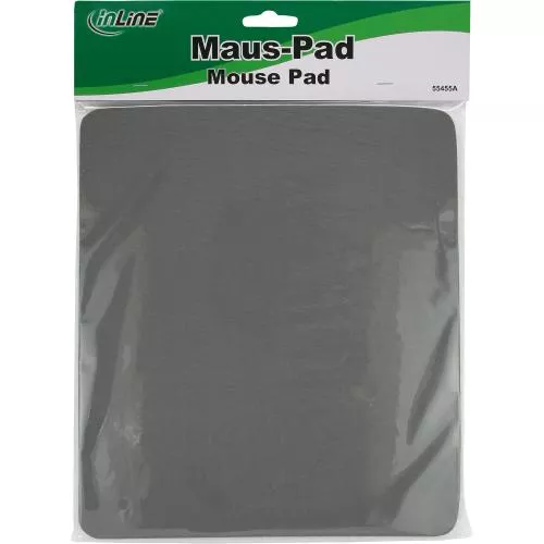 InLine® Maus-Pad grau 250x220x6mm