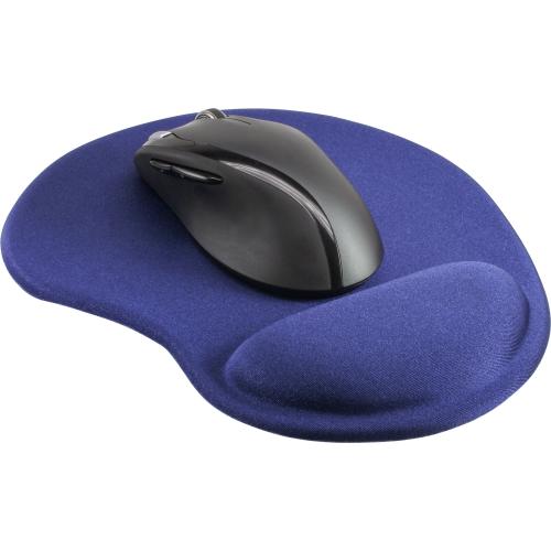 InLine® Maus-Pad blau mit Gel Handballenauflage 230x205x20mm