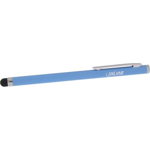 InLine® Stylus Stift für Touchscreens von Smartphone und Tablet blau