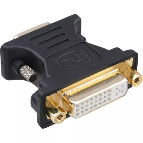 InLine® DVI-A Adapter Analog 24+5 Buchse auf 15pol HD Stecker (VGA) vergoldet