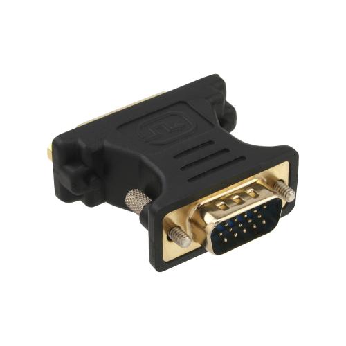 Preview: InLine® DVI-A Adapter Analog 24+5 Buchse auf 15pol HD Stecker (VGA) vergoldet