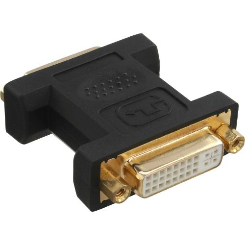 InLine® DVI-I Adapter Digital + Analog 24+5 Buchse / Buchse vergoldet