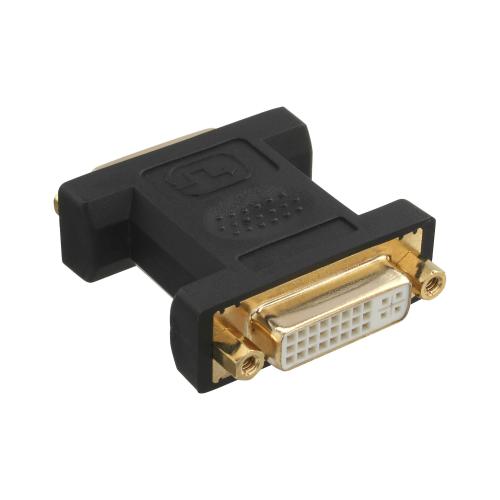 Preview: InLine® DVI-I Adapter Digital + Analog 24+5 Buchse / Buchse vergoldet